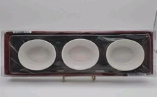 Crofton 5-Piece Slate Serving Set  3 Porcelain Dishes Slate Board -1pc Chalk New