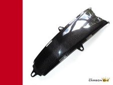 Ducati Monster 696 796 1100 Carbone Inférieur Couvercle Réservoir À Sergé Vernis