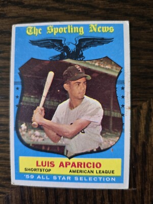 1959 Topps Bazooka #560 The Sporting News Luis Aparicio   Ex