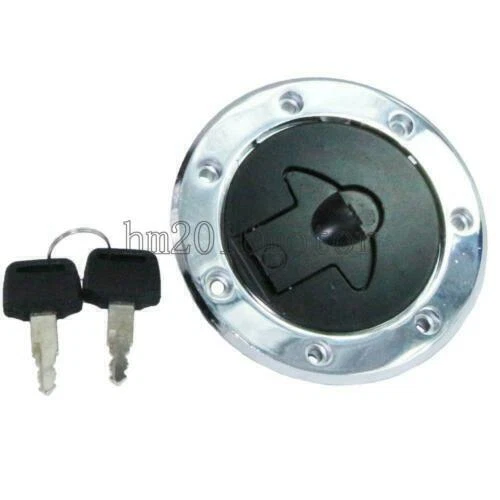 Fuel Gas Tank Cap Cover Lock Key For Kawasaki Ninja 500 500R EX500D EX500A Foto 2 de 4