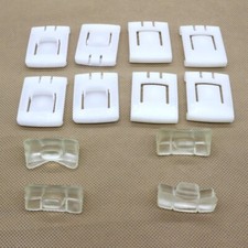4x Set Seat Slider Guide Rail Runner Clip For Vw Mk1 Mk2 Mk3 Rabbit Golf Corrado