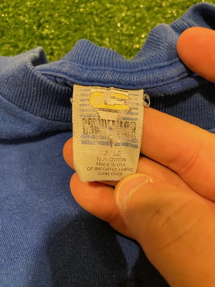 Mujer Vintage Años 90 Denver Broncos NFL Fútbol Camiseta Grande Competidor Foto 3 de 4