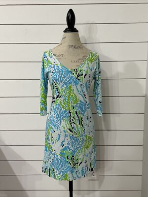 is eliza's dress blue or green Eliza Pleated Mini Dress Small main image 0