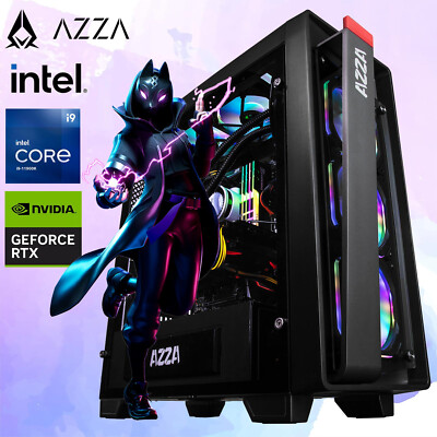 RGB Gaming PC - Intel Core i9-11900K, NVIDIA RTX 5060, 16GB RAM, 2TB SSD, Win11