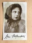 Leni Riefenstahl (original autograph on postcard from 1928 + part of the cover)