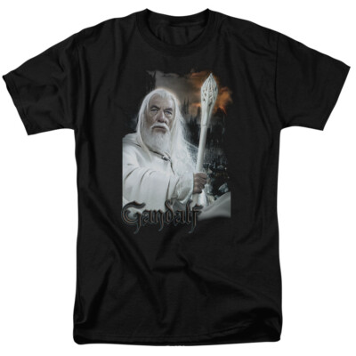 LORD OF THE RINGS GANDALF Licensed Men's Graphic Tee Shirt SM-6XL