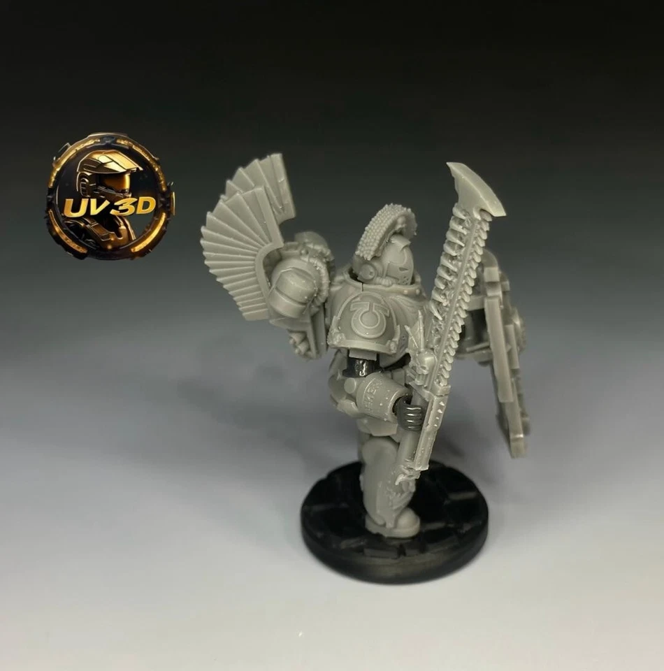 Mega Construx Custom Armor Kit Completo Warhammer 40k Figura Campeón Foto 4 de 4