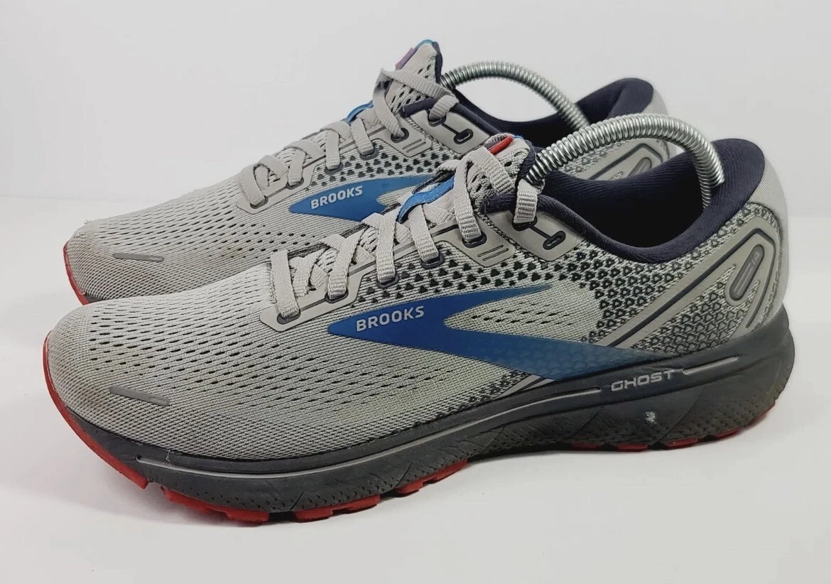 Brooks Ghost 14 Knit Mesh 1103691D078 Gray Running Race Shoes Mens Size  10.5 | eBay