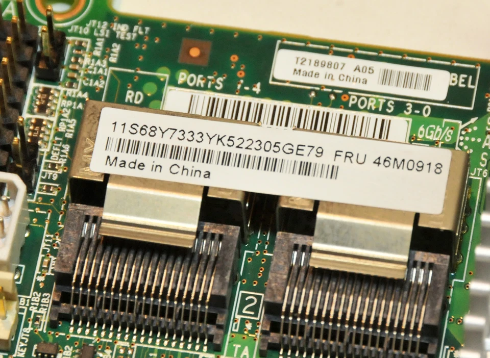 IBM ServeRAID M5014 x8 PCI-e SAS/SATA RAID Controller Card  FRU 46M0918 - Image 2 of 4