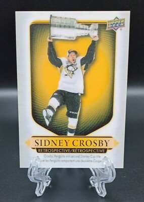 2024-25 Tim Horton's NHL UD Sidney Crosby Retrospective 3D #SC7 Pittsburgh