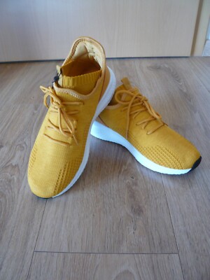 BIADELANA Knit Sneaker, Marke: Bianco, Farbe: Mustard, Gr. 38, neu, mit Etikett