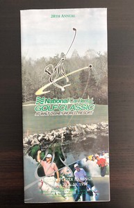 1998 National Car Rental Golf Classic Walt Disney World Pairing Sheet