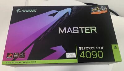 Gigabyte AORUS GeForce RTX 4090 MASTER 24G 16384 CUDA Cores 2550 MHz