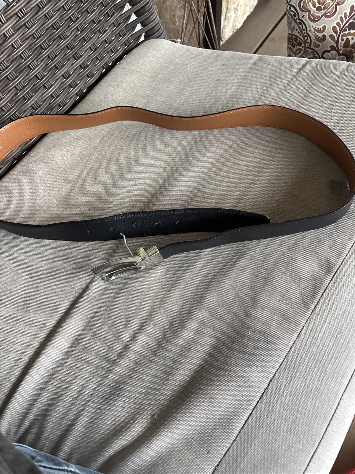 Nice A.Testoni Diffusion Reversible Genuine Leath… - image 7