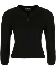 Chanel Cropped Zip-up Jacket