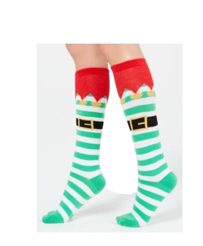 Acrylic Blend Casual Striped Socks for Women