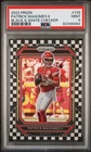 💥2022 Panini Prizm 139 Patrick Mahomes II 💎Black & White Checker GEM PSA 9 MNT