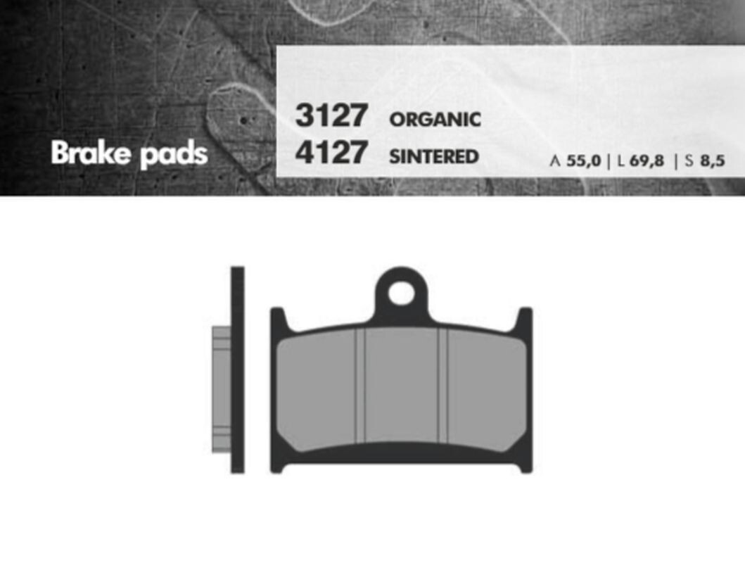 Plaquettes frein avant KH145 KH236 pour supprimer les sifflements sur GSF1200 GSXR