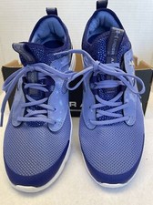 New Under Armour UA GGS Infinity 2.0 Print Blue Girl's Running Shoes-Sz 7