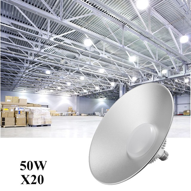 20x 50w Led High Low Bay Light Lamp Warehouse Shop Shed Factory