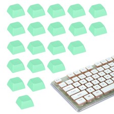 20Pcs XDA Profile Keycap Set PBT Mechanical Numeric Keypads, Green