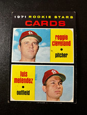 1971 Topps - Cards Rookie Stars Reggie Cleveland - #216 Original Baseball Card. rookie card picture