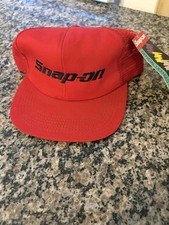 VTG Snap-On SWINGSTER Trucker Snapback Red Hat NWT