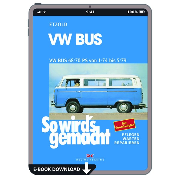 VW Bus Transporter T2 Typ 2 1974-1979 So Wird's Gemacht Reparaturhandbuch Ebook-image