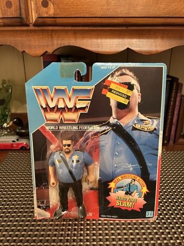 Hasbro WWF Big Boss Man Series 1 with Hard Time Sl...