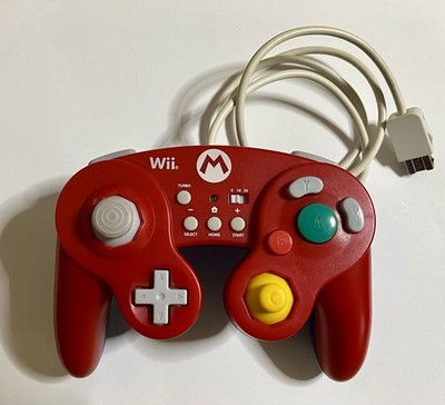 Hori Nintendo Wii U Red Mario Battle Pad Controller (GameCube Style)