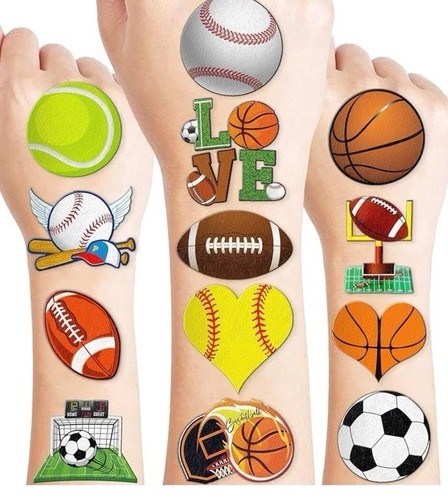 Sport Tattoos 6 Packs ~ Each Pack Has 24 Temporary Tattoos~Kids Party Favors! - Picture 7 of 9