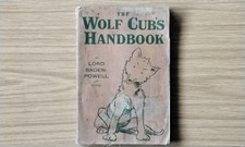 Vintage Boy Scouts  The Wolf Cubs Handbook 10th Edition 1943 Lord Baden Powell