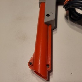 Original 1985 Orange Nintendo NES Zapper Duck Hunt Gun NES-005 Light Gun TESTED