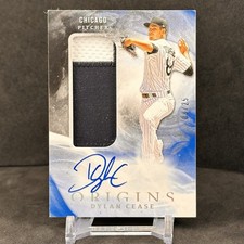 2020 Panini Chronicles -Origins Dylan Cease Rookie Jumbo Material Auto Blue /25