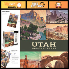 Utah Mighty 5 National Parks 1000 Piece Jigsaw Puzzle - Scenic Adventure Fun