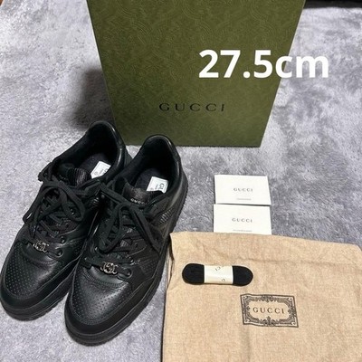 Men 9.5US Gucci 24Ss Jones Low Top Leather Sneakers