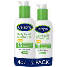 Daily Facial Moisturizer SPF 15, 4 Fl Oz, Gentle Facial Moisturizer for Dry to N