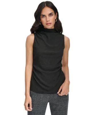 Calvin Klein Womens Mock-Neck Sleeveless T 197383151624 XL RT $59.0 #1
