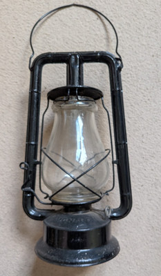 DIETZ MONARCH HURRICANE LAMPE - NEW YORK USA - 34cm HOCH - ÖL PARAFFIN LATERNE
