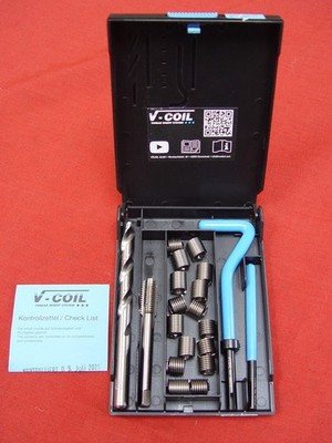V SPULE GEWINDE REPARATURSATZ 3/8'' x16 UNC (04109) - NAGELNEU & UNBENUTZT (Helicoil)