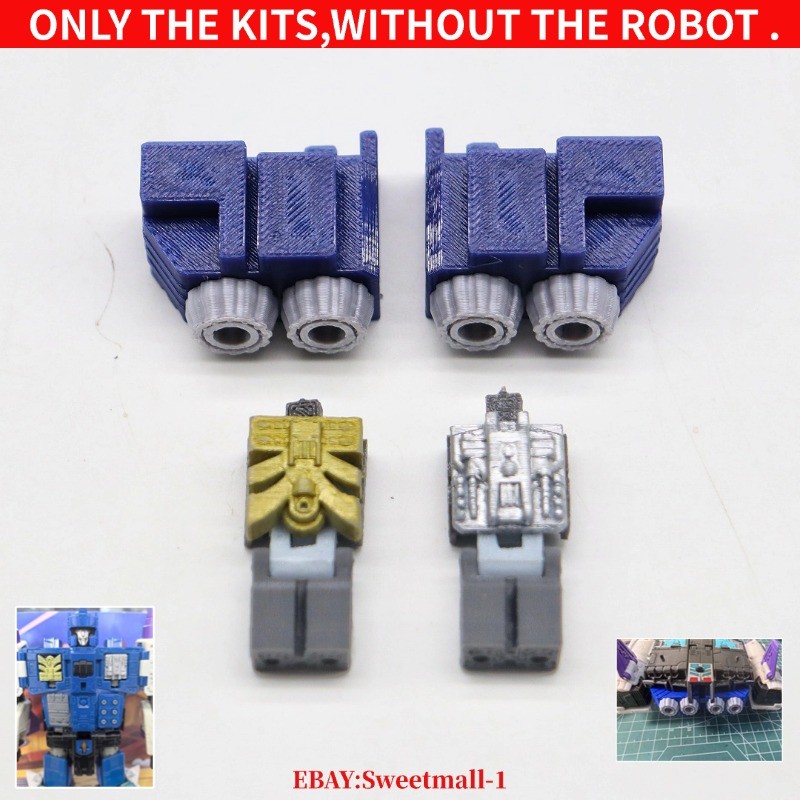 3D DIY Chest Filler/Height Increasing Upgrade Kit For IDW Titans Return Overlord