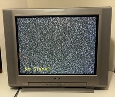 Sony Trinitron KV-20FV12 20" CRT TV No Remote