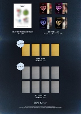 XLOV UXLXVE 1st Mini Album 2 Ver SET/2 CD+2 Photo Book+4 Card+2POB