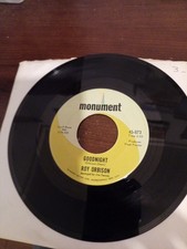 ROY ORBISON: goodnight / only with you MONUMENT 7