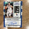 Panini Contenders Draft Picks Devon Dotson Autograph #91 Kansas Basketball