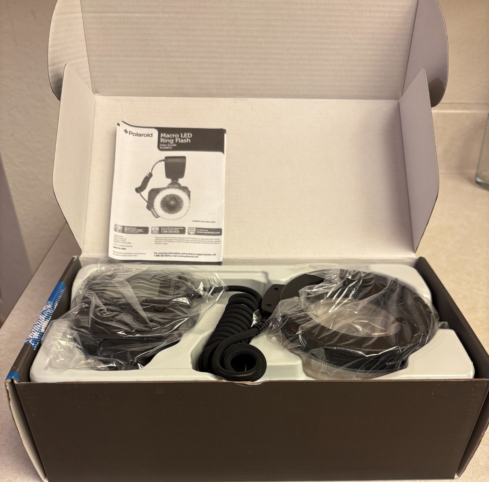 POLAROID Macro LED Ring Flash Macro LED Ring -Adjustable lig