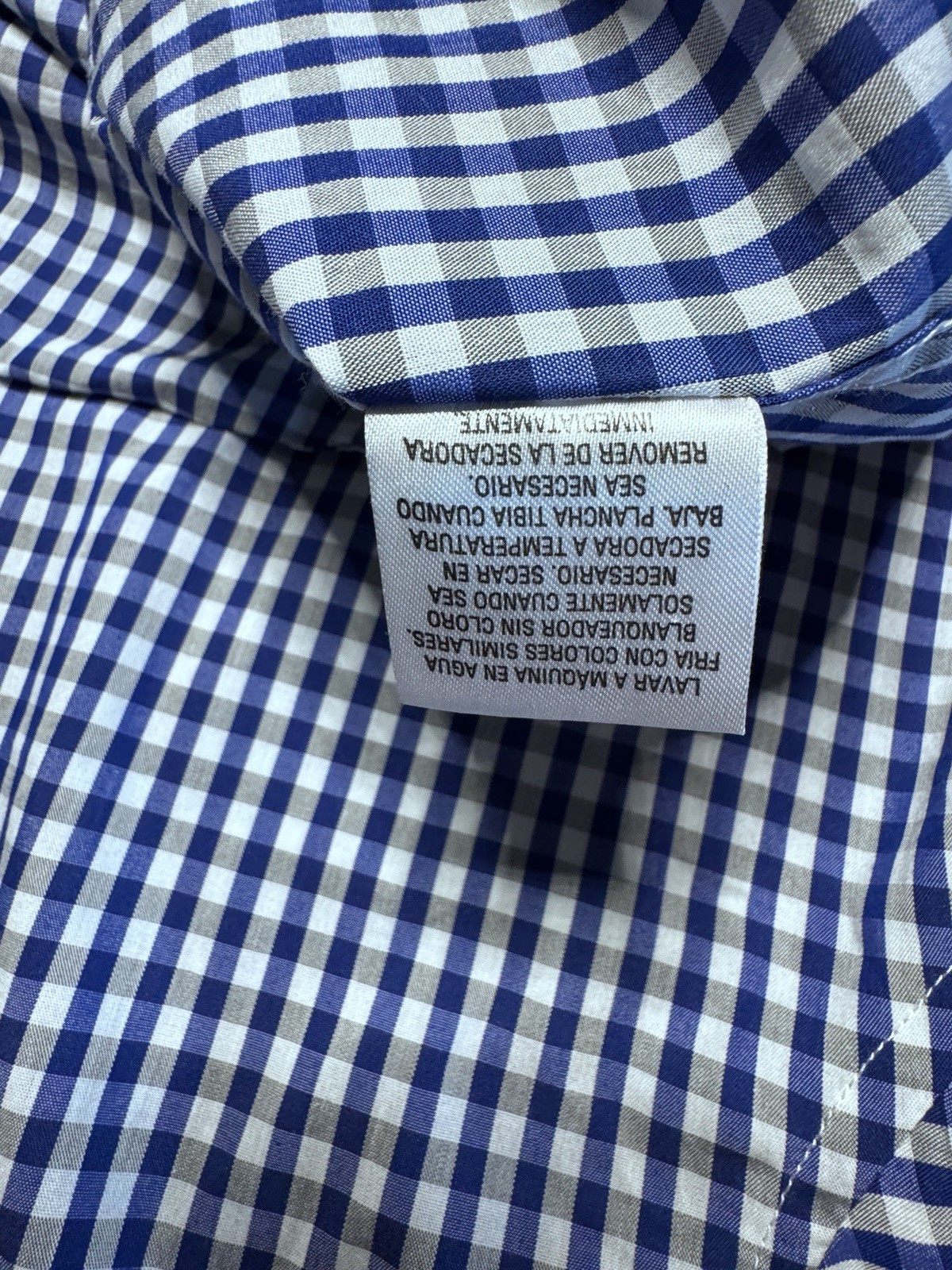 Alfani Button Down Fitted Performance 16 1/2 32-33 - image 9