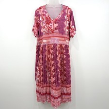 Only Necessities House Dress 2X Floral NWT Comfort Cotton Cottagecore Lounge