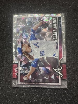 Topps 2026 Series 1 Diamante Foilboard Grant Holmes Atlanta Braves #182