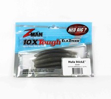 Zman Soft Bait Hula Stickz 4-Inch 6/Pack Smelt (1782)